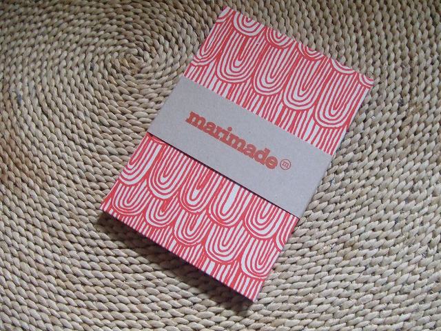 フィンランド ヘルシンキ Marimekkoハードカバーのノート（フィンランド マリメッコ）