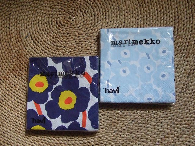 樂天商城 - フィンランド　ヘルシンキのMarimekko【マリメッコ）　ペーパーナプキン（日本未入荷）　