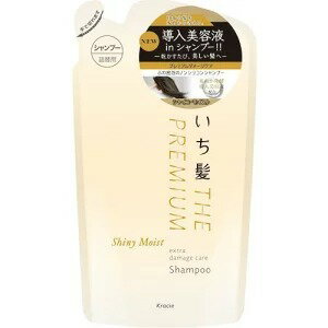 いち髪 プレミアム エクストラダメージケアシャンプー シャイニーモイスト 詰替用(340ml)【詰め替え ナチュラルケアセレクト シャンプー トリートメント ふんわりさらさらケア コンディショナー ダメージ補修 しっとり 酒粕エキス 米ぬか】