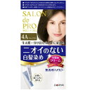 【マラソン期間中最大5%OFFクーポン配布中！】サロンドプロ 無香料ヘアカラー早染めクリーム（白髪用）4 ライトブラウン ヘアカラー カ..