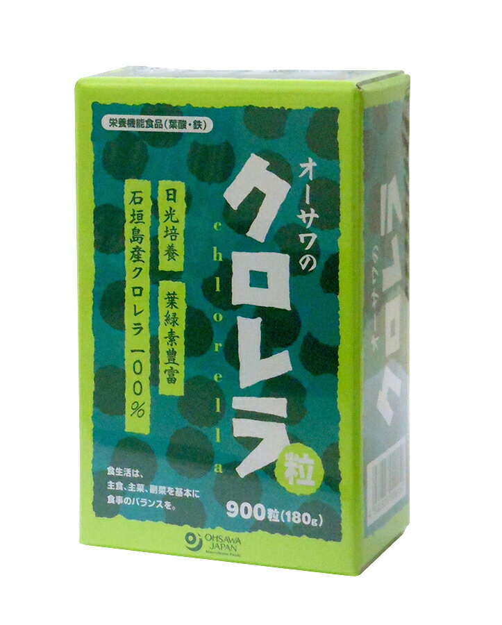 ■栄養機能食品(葉酸・鉄) ■葉酸は、赤血球の形成を助ける栄養素です。 ■葉酸は、胎児の正常な発育に寄与する栄養素です。 ■鉄は、赤血球を作るのに必要な栄養素です。 ■クロレラは淡水中に生息する単細胞の藻類、光合成が活発で強い生命力を持つ ■日光培養 ■特許製法により細胞壁を破砕 ■たんぱく質ほか、葉酸・鉄・葉緑素を含む ■葉酸含有量：105μg/25粒 ■鉄含有量：7.7mg/25粒 ■1日25〜30粒を目安に原材料(カタログ用)クロレラ粉末(沖縄県)