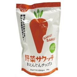 【マラソン中最大5％OFFクーポン配布】野菜サクッチ国産にんじんチップス 自然派 安心 自然食品 ナチュラル オーサワ 30g