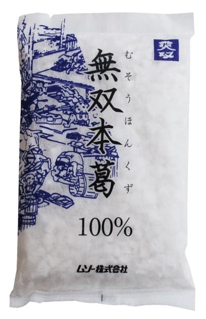 （ムソー）無双本葛100％　ムソー 自然派 安心 自然食品 ナチュラル ムソー 無双本葛 100% 粉末 くず粉 葛粉 本葛粉 チャック袋入のサムネイル