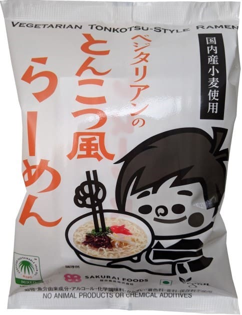 （桜井）ベジタリアンの豚骨風らーめん106g　ムソー 自然派 安心 自然食品 ナチュラル