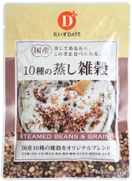 （だいずデイズ）国産10種の蒸し雑穀70g　ムソー 自然派 安心 自然食品 ナチュラル