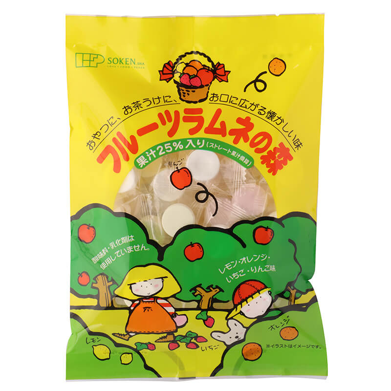 創健社 フルーツラムネの森 110g　自然派 安心 自然食品 ナチュラルのサムネイル