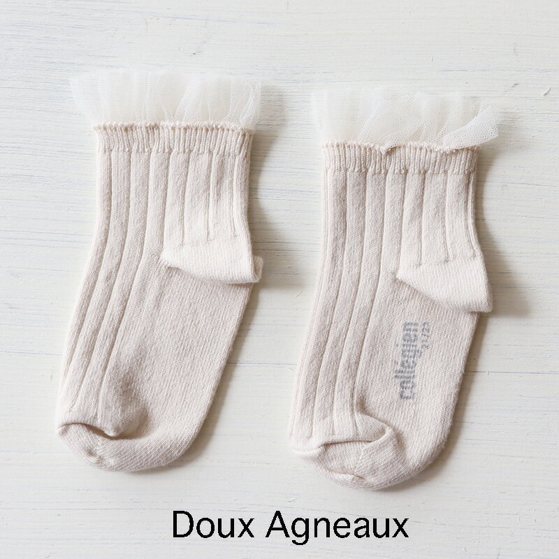 Collegien/コレジアン Margaux Tulle socks チュールレースアンクルソックス【3457】 ベビー・キッズ・レディースサイズ | 靴下 子ども 10.5cm11cm12cm13cm14cm15cm16cm17cm18cm19cm20cm21cm22cm23cm24cm 2