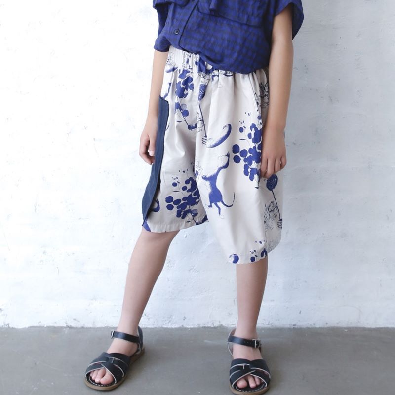 ・ 【michirico】 【ミチリコ】 2024SS 24ss 春夏 子供服 Souvenir three pocket pants スーベニアポケットパンツ | ハーフパンツ　短パン　半ズボン　ズボン　男の子　女の子　かわいい　おしゃれ 子供 人気ブランド