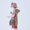 eLfinFolk エルフィンフォルク 2022SS 春夏 子供服 Sleeveless hoodie スウェットフーディ camel 90-130cm | トレーナー プルオーバー ノースリーブ 90cm 100cm 110cm 120cm 130cm 子供 キッズ 男の子 女の子