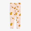 mini rodini ミニロディーニ 2024SS 春夏 ベビー服 子供服　SQUIRRELS AOP LEGGINGS　リス柄レギンス| 80cm90cm100cm110cm120cm130cm レギンス パンツ ベビー キッズ 男の子 女の子