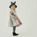 eLfinFolk エルフィンフォルク 2024SS 春夏 子供服 Multi stripe Dress マルチストライプワンピース | 90cm 100cm 110cm 120cm 130cm 子供 キッズ 女の子 おしゃれ 上品 かわいい