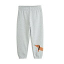 mini rodini(ミニロディーニ) 2024AW 24aw 秋冬 ベビー服 子供服 DOG SP SWEATPANTS Grey melange Grey...
