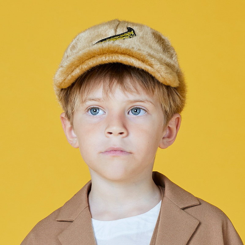 CA4LA / カシラ CA4LA&KIDS KIDS BANANA FUR CAP ファーパネルキャップ 52-54cm | 52cm 54cm 子供 キッズ帽子 CAW00549