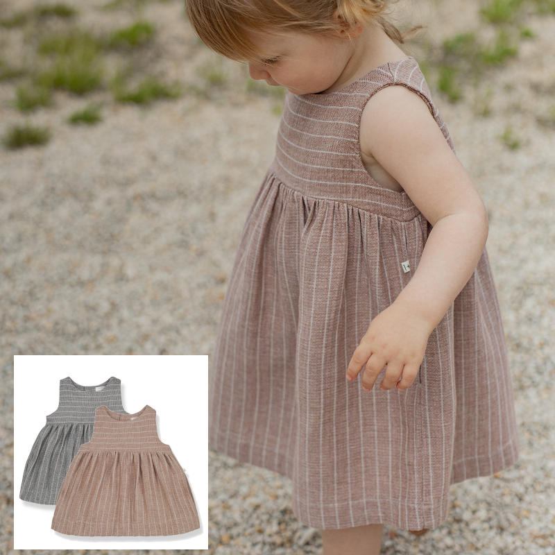 【1 + in the family ワンモアインザファミリー】 2024SS 24ss 春夏 JOSEPHINE s.sleeve dress 半袖ワンピース、チュニック | オシャレ かわいい 子供服