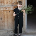 【1 + in the family ワンモアインザファミリー】 2024SS 24ss 春夏 ADRIANO s/sleeve overall オーバーオール | パンツ オシャレ かわいい 子供服