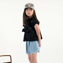   2024SS 24ss 春夏 子供服 CARLOTA BLACK blouse フリルブラウス | トップス 子供 キッズ 女の子 100cm 110cm 120cm 130cm おしゃれ かわいい 人気ブランド