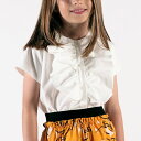 WOLF&RITA / ウルフアンドリタ 2024SS 春夏 子供服 CARLOTA WHITE blouse フリルブラウス | トップス 子供 キッズ 女の子 100cm 110cm 120cm 130cm おしゃれ かわいい 人気ブランド