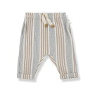 【1 + in the family ワンモアインザファミリー】 2025SS 25ss 春夏 ベビー服ROBERTO ストライプ柄パンツ| オシャレ かわいい...