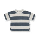 【1 + in the family ワンモアインザファミリー】 2025SS 25ss 春夏 ベビー服 RICARDO ボーダー柄半袖Tシャツ| オシャレ か...