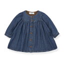 【1 + in the family ワンモアインザファミリー】 2025AW 25aw 秋冬 ベビー服 ADDAIA -denim- dress ドレス、ワン...