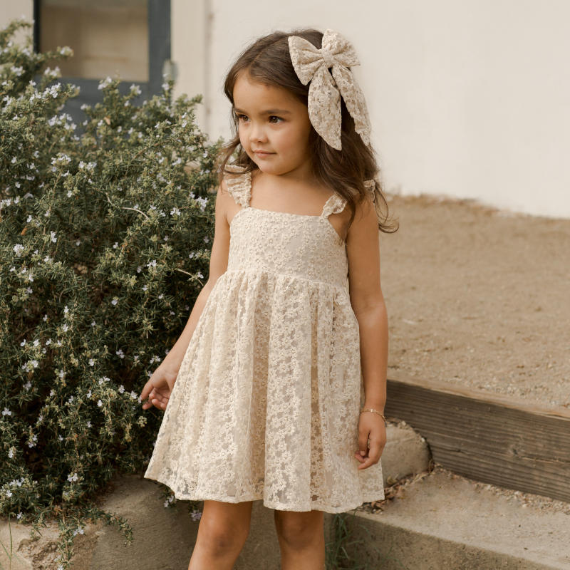 Noralee (ノラリー）2024SS 春夏 子供服 MARA DRESS champagne daisy ドレス、ワンピース | 女の子 出産祝い 人気 80cm90cm