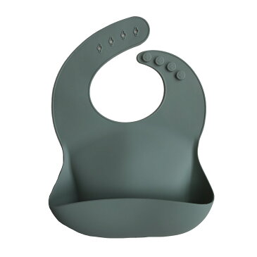 mushie(ムシエ) Silicone Bibs solid シリコン ビブ | スタイ よだれかけ エプロン ビブ ベビー おしゃれ 男の子 女の子 かわいい 北欧 プチギフト 出産お祝い