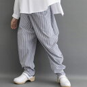 folk made フォークメイド 2023SS 春夏 子供服 cool max ballon pants gray stripe バルーンパンツ パンツ 長ズボン 90cm 100cm 110cm 120cm 130cm 140cm 2才4才6才8才10才 子供 ベビー キッズ 男の子 女の子 ユニセックス