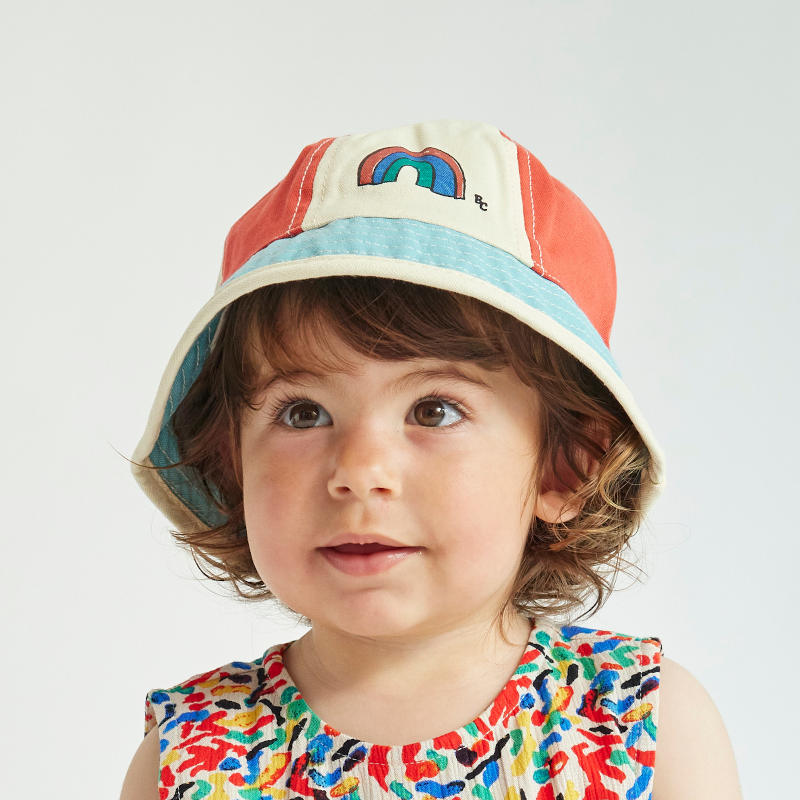 (drop2) BOBO CHOSESۥܥܥ祻 ܥܥ硼 2024SS 24ss ղ ٥ӡ Baby Rainbow multicolor hat ޥ顼ϥå | ˹ 褱 Ҷ ٥ӡ ˤλ λ  ͵֥