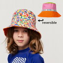 【drop2】 BOBO CHOSES ボボショセス ボボショーズ 2024SS 春夏 子供服 Confetti All Over reversible Hat キッズリバーシブル帽子 | ハット 日よけ 子供 キッズ 男の子 女の子 おしゃれ 人気ブランド