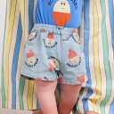 BOBO CHOSES 2025SS 春夏 ベビー服 Morning Egg all over denim shorts ショートパンツ | ズボン ボトムス 子供 ベビー おしゃれ 80cm85cm90cm 人気ブランド 出産お祝い