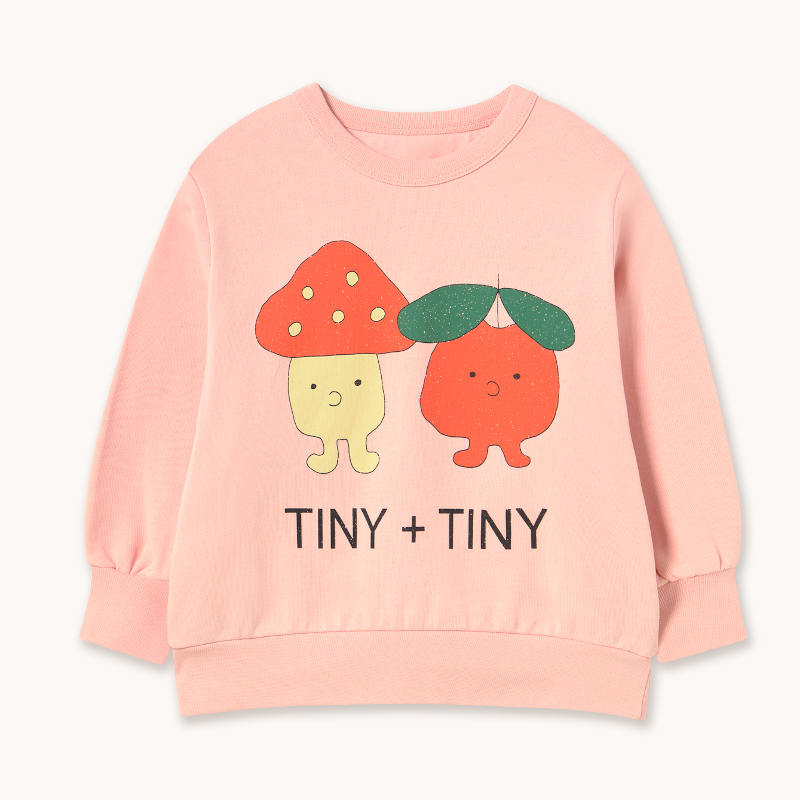 【drop2】TINYCOTTONS / タイニーコットンズ 2026AW 26aw 秋冬 子供服 TINY & TINY GRAPHIC SWEATSHIRT キッズスウェットシャツ | トレーナー 子供 キッズ 男の子 女の子 おしゃれ　長袖 人気ブランド 贈り物