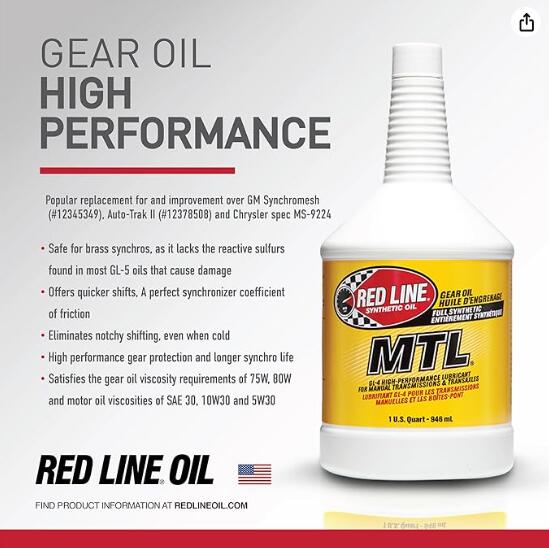 RED LINE (レッドライン) MTL 1qt (946ml)50204