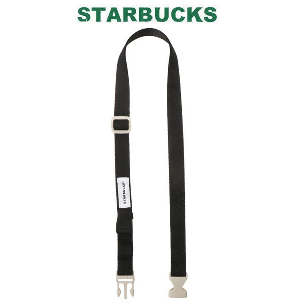 STARBUCKS スターバックス ワンマイルTOGO ホルダー用 ロングテープストラップ ブラック 持ち帰り コーヒー カップ エコバッグ タンブラーケース 鞄 カバン かばん バッグギフト ブランド かわいい おしゃれ お返し クリスマス 誕生日 プレゼントのサムネイル