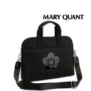 マリークワント バッグ マリークワント MARY QUANT マリクワ PCバッグ A4サイズ 黒ブラックショルダー肩掛けノートPC 2way 13.3型 プレゼント ギフト かわいい おしゃれ アウトドア スクール 学校 遠足 フラワー デイジー 花 柄 鞄 カバン ブランド マリークヮント