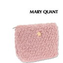 マリークワント MARY QUANT マリクワ ボアメタルデイジー 舟型ポーチミニ（ピンク）化粧 メイク コスメ プレゼント ギフト かわいい おしゃれ お返し クリスマス 誕生日