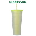 スターバックス STARBUCKS ロゴコールドカップタンブラーネオンイエロー710ml コールドカップ タンブラー ストロー タンブラー 水筒 マイボトル ロゴ かわいい お返し ギフト プレゼント 就職祝い お祝い ホワイトデー ブランド クリスマス ハロウィン