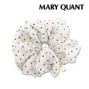 マリークワント MARY QUANT マリクワ ドットオーガンジー シュシュ 白 ホワイト アクセサリー デイジー 腕輪 ブレス デイジー プレゼント ギフト ...