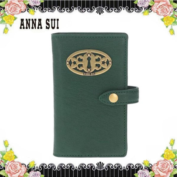 アナスイ ANNA SUI ドリーム 通勤 通学 やぎ革 箱入り 鍵 キー IC カード ケース 定期 緑 グリーン バラ 薔薇 ブランド クリスマス ハロウィン バレンタイン お返し 誕生日 プレゼント ギフト