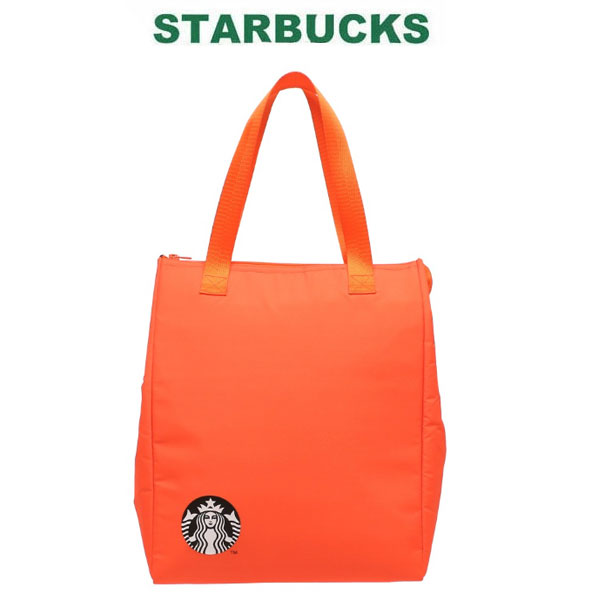 STARBUCKS スターバックス BEAMS 保冷バッグ オレンジ L BEAMS 保冷バッグ オレンジ L持ち帰り 保冷 保温 TOGO Style コラボ コーヒー カップ エコバッグ タンブラーケース 鞄 カバン かばん バッグギフト ブランド かわいい おしゃれ お返し クリスマス 誕生日 プレゼントのサムネイル
