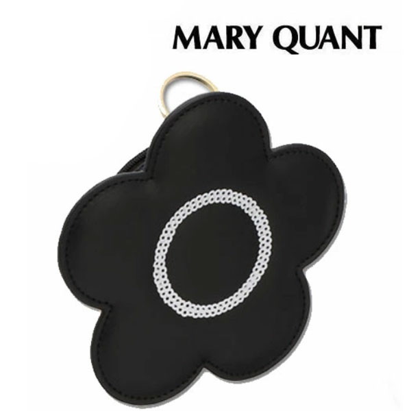 楽天moncachetteマリークワント MARY QUANT マリクワ スパンコールデイジー ダイカットポーチ（ブラック）化粧 メイク コスメ プレゼント ギフト かわいい おしゃれ お返し クリスマス 誕生日 プレゼント ギフト お返し