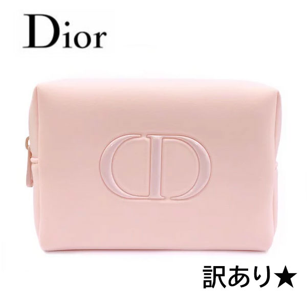 クリスチャンディオール ★訳あり★ ディオール ビューティー Dior Beauty ポーチ 化粧ポーチ かわいい 小物入れ ピンク PINK ロゴ さらさら スクエア 化粧 ギメイク コスメ フト プレゼント お返し メイク コスメ ブランド クリスマス ハロウィン バレンタイン ホワイトデー プレゼント