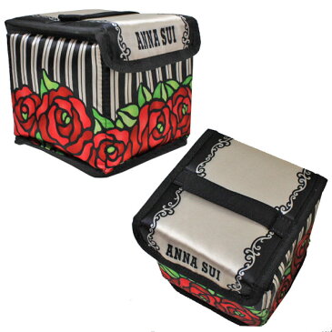 【海外限定】アナスイ ANNA SUI ☆ケース 薔薇 化粧品 収納 コスメ収納 メイクケース コスメ収納スタンド コスメ収納ボックス バラ ローズ ベージュ サテン 四角 スクエア 小物入れ ブランド クリスマス ハロウィン バレンタイン