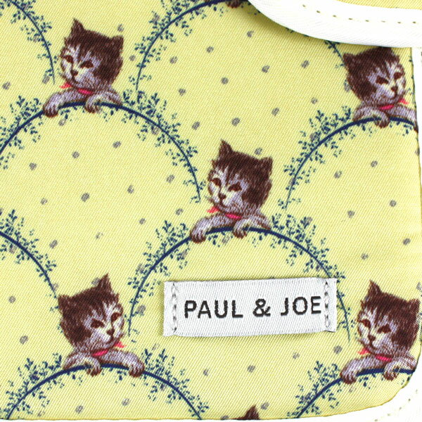 【30%OFF/送料無料】【海外限定】【メール便対象】ポール&ジョー PAUL&JOE☆パス ケース 定期入れ 猫 ネコ キャット 動物 アニマル 黄 イエロー パスポート 旅行 トラベル ブランド クリスマス ハロウィン バレンタイン