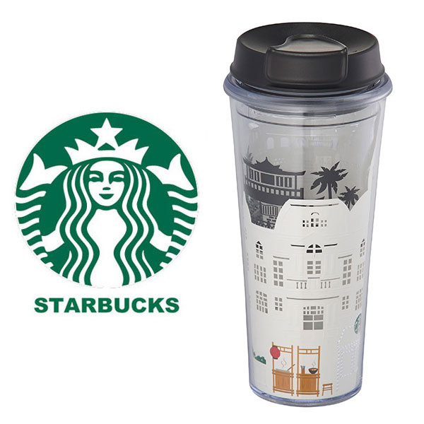 【海外限定】【台湾限定】スターバックス STARBUCKS スタバ☆タンブラー マイボトル 食器 アジア 白 ホワイト 透明 クリア 台湾 台南 taina シンプル レーザー 切り絵シリーズ 刺繍 糸 水筒 ブランド クリスマス ハロウィン バレンタインのサムネイル