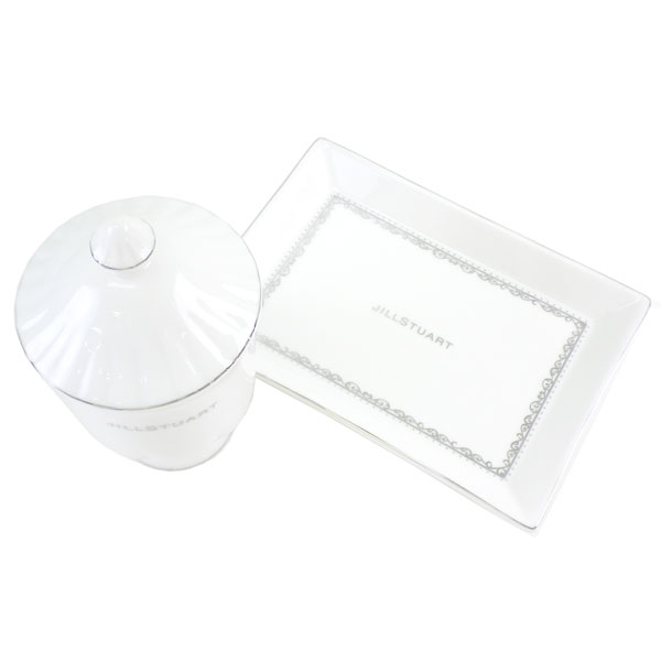 ジル スチュアート JILL STUART☆食器 ロゴ 皿 プレート クックポット 調味料入れ 砂糖入れ 陶器 セット SET ロゴ お茶会 アフタヌーンティー テーブルウェア ブランド クリスマス ハロウィン バレンタイン