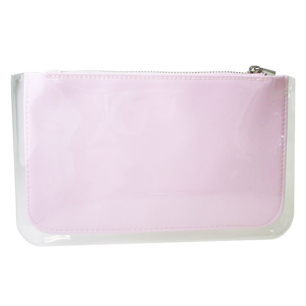 ◆【海外限定】 ディオール ビューティー Dior Beauty ☆ ポーチ クリア スケルトンビニール 小物入れ ロゴ かわいい 化粧ポーチ 桃 ピンク 化粧 メイク コスメ コスメ ブランド クリスマス ハロウィン バレンタイン