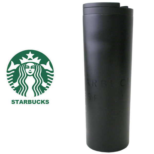 スターバックス STARBUCKS スタバ ☆ タンブラー ロースタリー ステンレス 473ml 16 oz/473ml シンプル 食器 ロゴ 水筒 艶消し マット グロスレス Matte ブラックー コーヒー Starbucks reserve ロースタリー 日本 東京 中目黒 限定 ギフト プレゼントのサムネイル