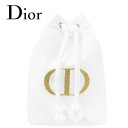 ★Dior紙袋付き★ディオール ビューティー Dior Beauty ポーチ 化粧ポーチ かわいい 小物入れ ホワイト 真っ白 ゴールド ロゴ 化粧 メイク コスメ フト 巾着 プレゼント お返し ギフト メイク コスメ ブランド クリスマス ハロウィン バレンタイン ホワイトデー プレゼント