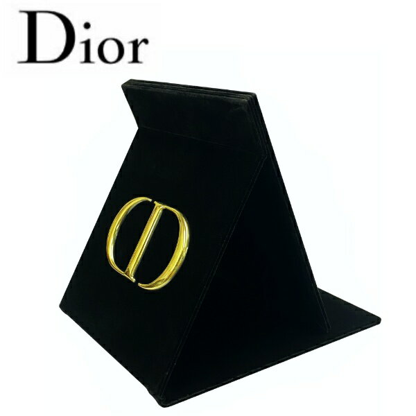 良質 スタンドミラー ベロア ハロウィン Beauty コスメ Dior オシャレ Beauty ベロア 卓上 スタンドミラー 折りたたみ Dior ディオール ゴージャス スタンドミラー 鏡 ロゴ ブラック ゴールド 化粧ポーチ ブランド ゴールド ギフト プレゼンかわいい ト 化粧 メイク