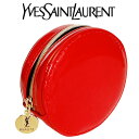 イヴサンローラン Yves saint Laurent YSL ポーチ 小物入れ マルチケース ロゴ 赤 レッド 目薬 薬入れ ミニ 化粧 メイク イヴ サンローラン かわいい 化粧ポーチ コスメ ブランド クリスマス ハロウィン バレンタイン お返し 誕生日 プレゼント